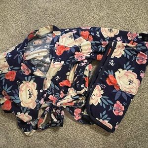 Baby be Mine Robe and Newborn Swaddle